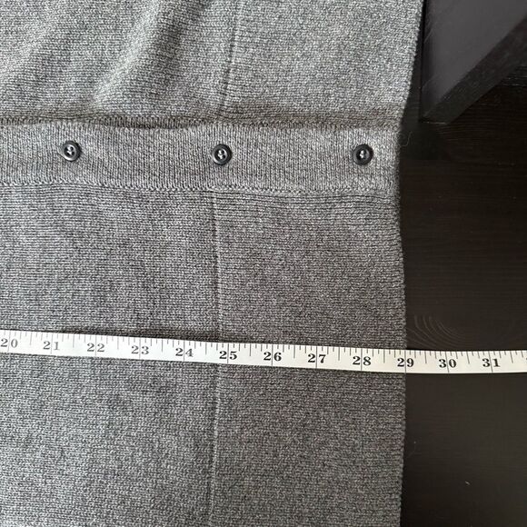 Vetta Sweater Cardigan Womens Sz XS Gray Oversized Knit Button Up Made in USA - Picture 13 of 13